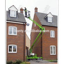 Telescopic or articulating or hybird hydraulic boom lift with bucket